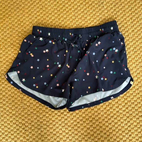 Summersalt EUC navy star athletic shorts size 10 - Picture 1 of 6